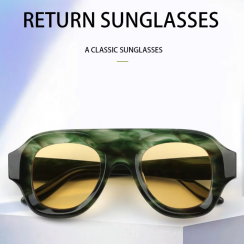 High Quality Polarized Shades Acetate Sunglasses For Men